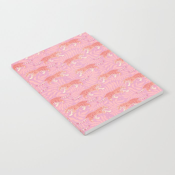 Tigers - pink pastel Notebook Gallery Image 1