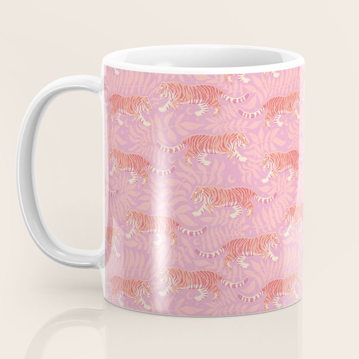 Tigers - pink pastel Coffee Mug Gallery Image 3