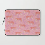Tigers - pink pastel Laptop Sleeve Gallery Image 1