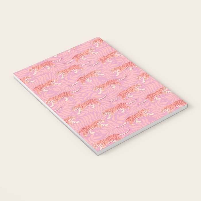 Tigers - pink pastel Notebook Gallery Image 3