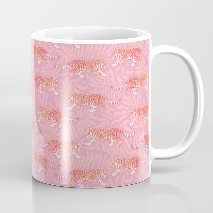 Tigers - pink pastel Coffee Mug Gallery Image 1