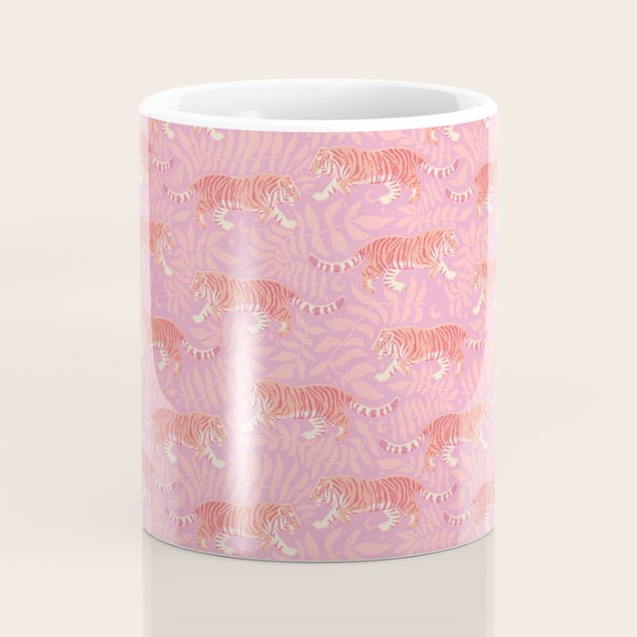 Tigers - pink pastel Coffee Mug Gallery Image 4