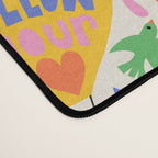 Hot Air Balloons In The Sky - Happy Kids Pattern with Positive Quotes Desk Mat Gallery Image 4