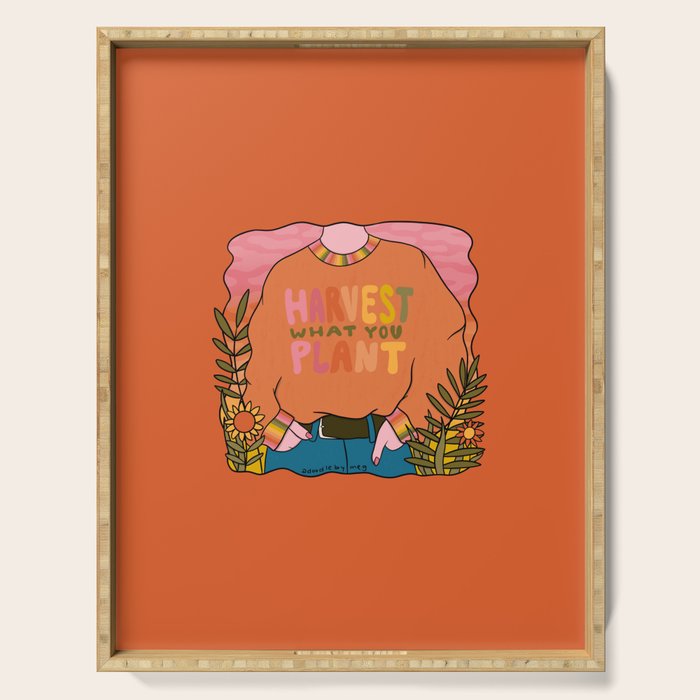 Harvest What You Plant Serving Tray Gallery Image 1