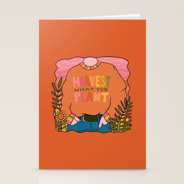 Harvest What You Plant Stationery Card Gallery Image 1