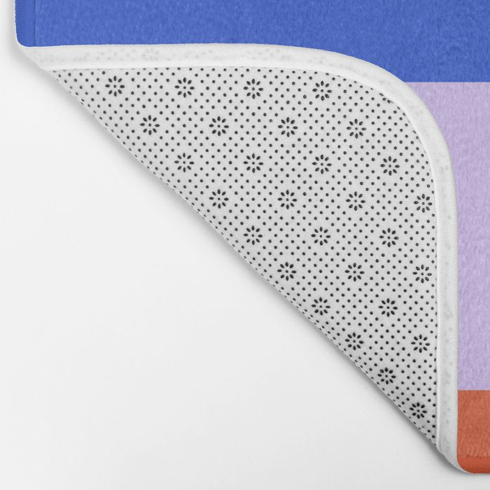 Color Block Check - bold Bath Mat Gallery Image 2