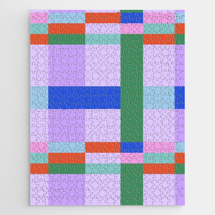 Color Block Check - bold Jigsaw Puzzle Gallery Image 1