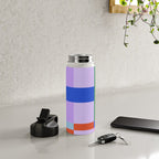 Color Block Check - bold Water Bottle Gallery Image 4