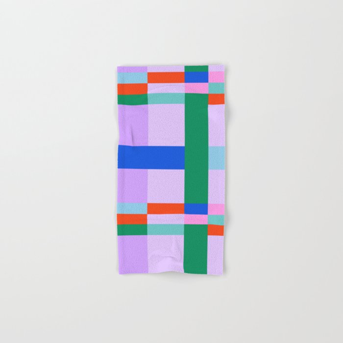 Color Block Check - bold Bath Towel Gallery Image 1