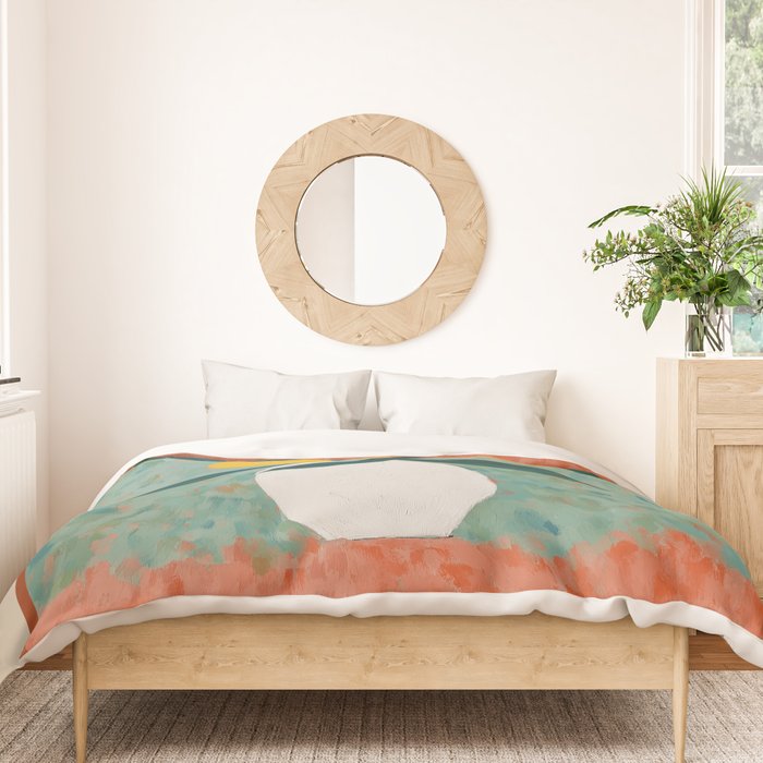 Bold Sunflower Still Life Duvet Cover Gallery Image 3