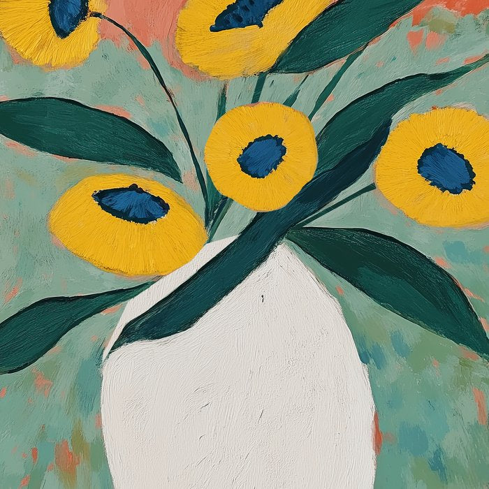 Bold Sunflower Still Life Coffee Mug Gallery Image 2