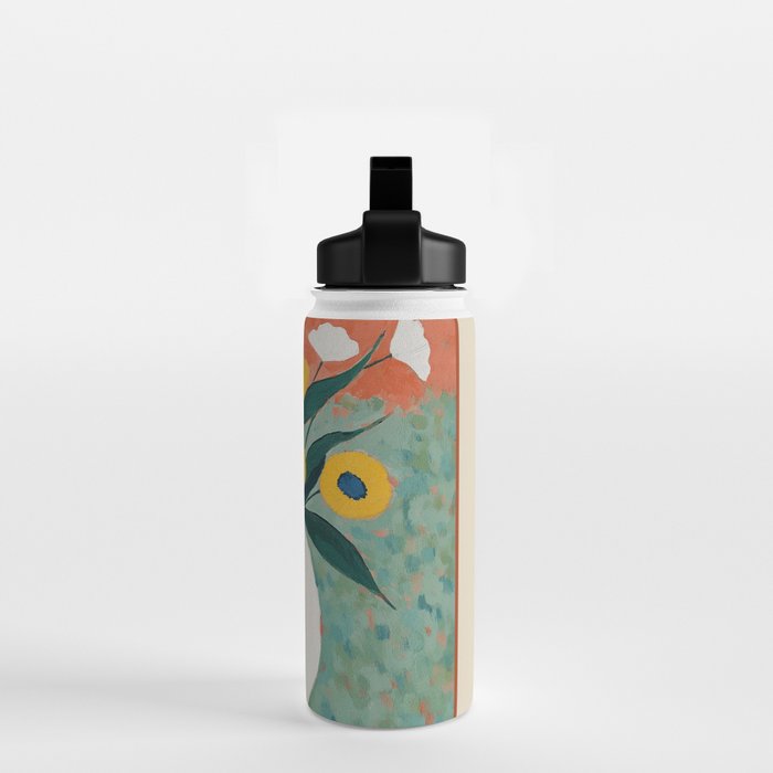 Bold Sunflower Still Life Water Bottle Gallery Image 2