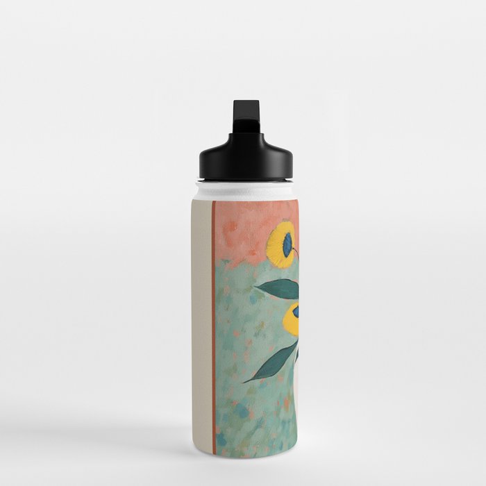 Bold Sunflower Still Life Water Bottle Gallery Image 3