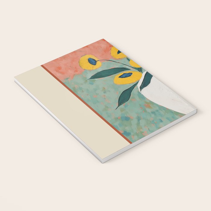 Bold Sunflower Still Life Notebook Gallery Image 3