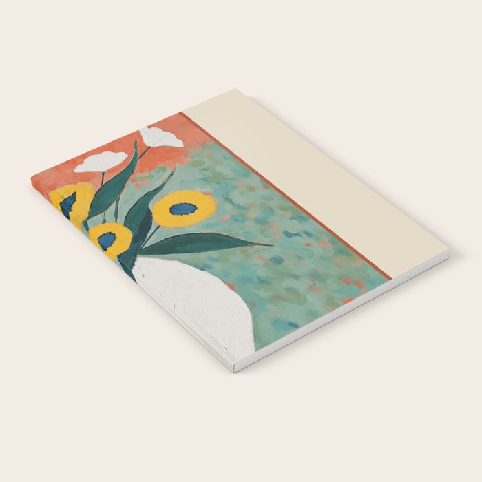 Bold Sunflower Still Life Notebook Gallery Image 1