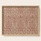 William Morris Vintage Snakeshead Red Madder Gold Pattern Serving Tray Gallery Image 1