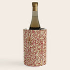 William Morris Vintage Snakeshead Red Madder Gold Pattern Wine Chiller Gallery Image 2