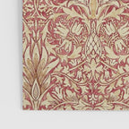 William Morris Vintage Snakeshead Red Madder Gold Pattern Poster Gallery Image 3