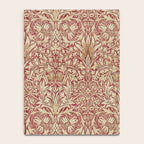 William Morris Vintage Snakeshead Red Madder Gold Pattern Notebook Gallery Image 4