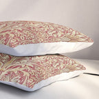 William Morris Vintage Snakeshead Red Madder Gold Pattern Pillow Sham Gallery Image 3