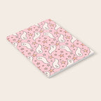 Pastel Ghost Print in Pink Notebook Gallery Image 2