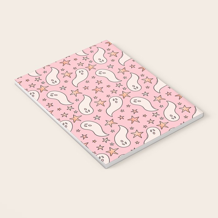 Pastel Ghost Print in Pink Notebook Gallery Image 3