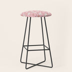 Pastel Ghost Print in Pink Stool Gallery Image 1