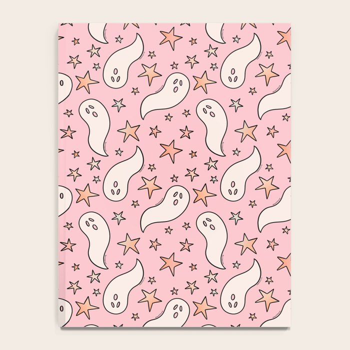 Pastel Ghost Print in Pink Notebook Gallery Image 4