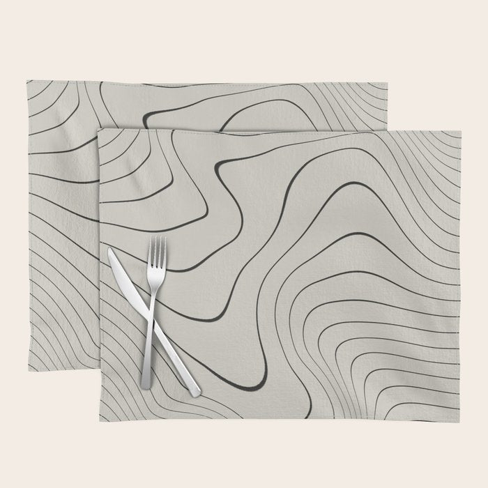 Line Distortion #2 Placemat Gallery Image 1