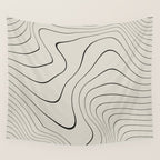 Line Distortion #2 Wall Tapestry Gallery Image 4