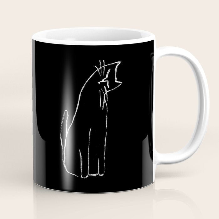 Curious cat impression Coffee Mug Gallery Image 1