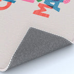 Christmas colorful typography Rug Gallery Image 4