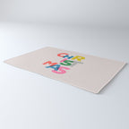 Christmas colorful typography Rug Gallery Image 3