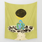 Moon Vase Wall Tapestry Gallery Image 4
