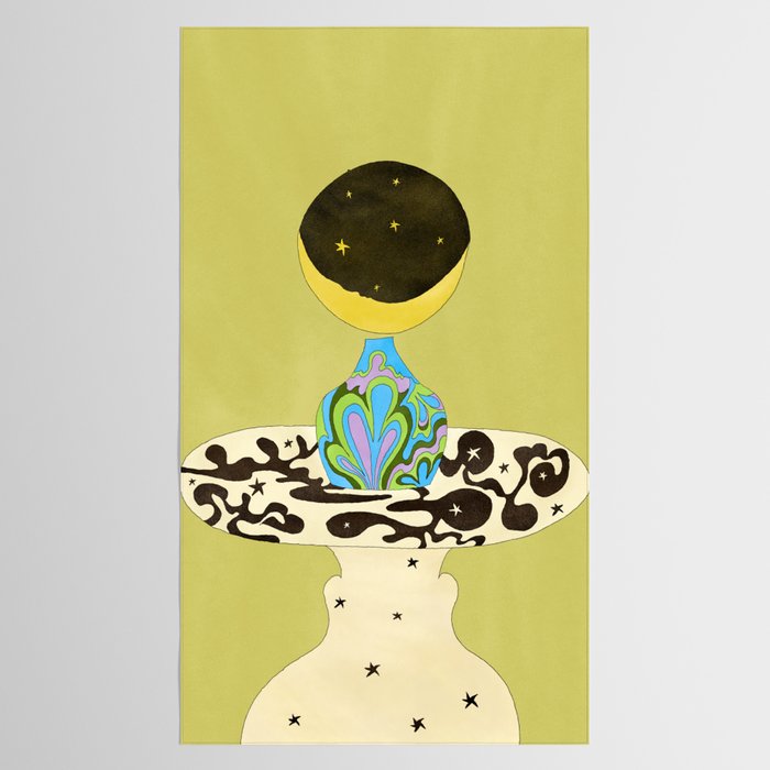 Moon Vase Tablecloth Gallery Image 2