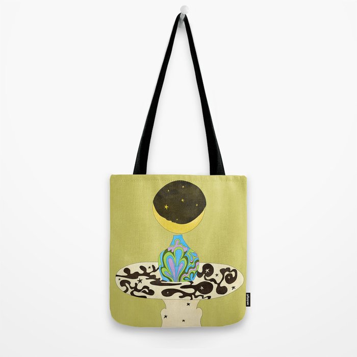 Moon Vase Tote Bag Gallery Image 2