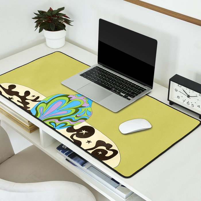 Moon Vase Desk Mat Gallery Image 2