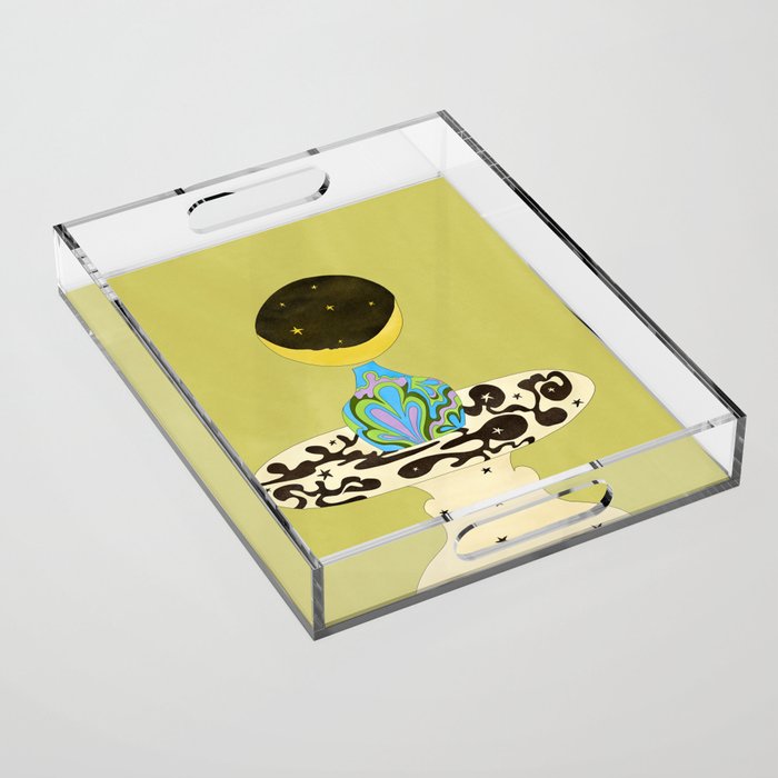 Moon Vase Acrylic Tray Gallery Image 1