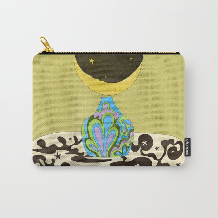 Moon Vase Carry All Pouch Gallery Image 1
