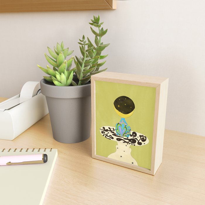 Moon Vase Mini Art Print Gallery Image 2