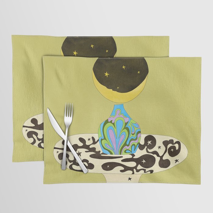 Moon Vase Placemat Gallery Image 1