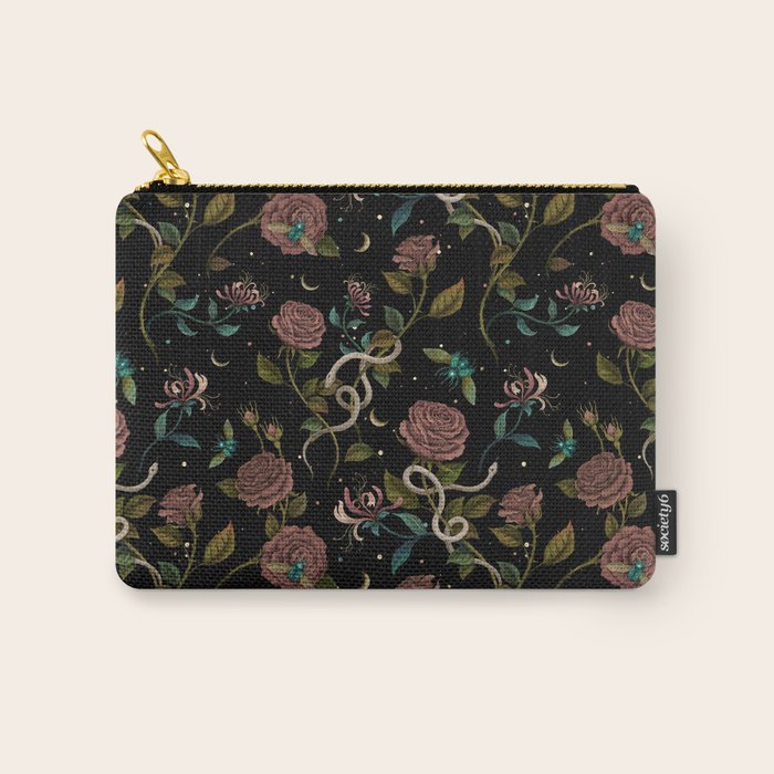 Rose and Honeysuckle Carry All Pouch Gallery Image 1