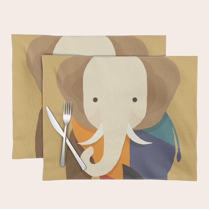 Elephant Placemat Gallery Image 1
