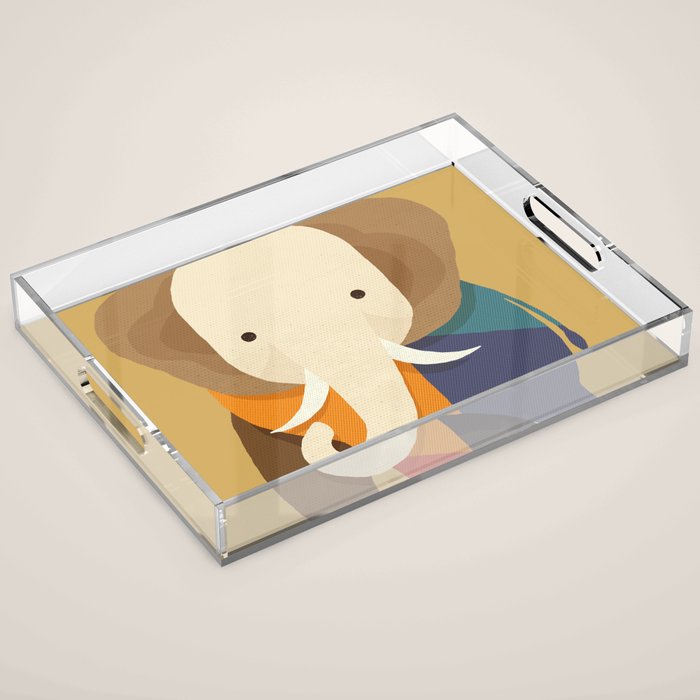 Elephant Acrylic Tray Gallery Image 1