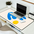 Blue Leaf & Sun: Matisse Paper Cutouts I Desk Mat Gallery Image 2