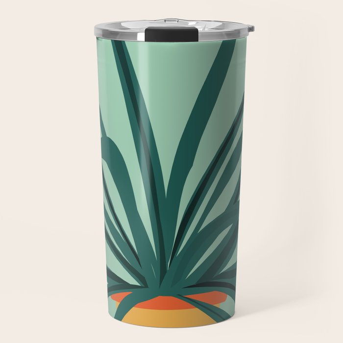 Aloe Love Houseplant Illustration  Travel Mug Gallery Image 1