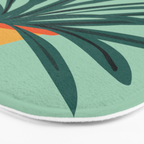 Aloe Love Houseplant Illustration  Bath Mat Gallery Image 3