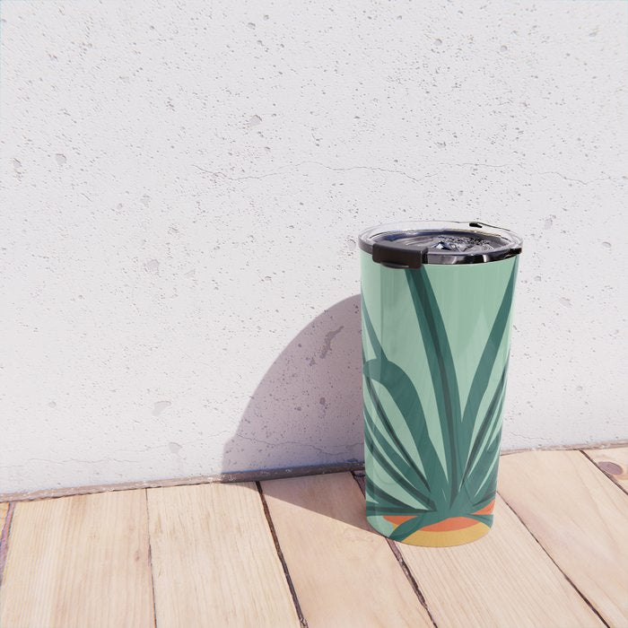 Aloe Love Houseplant Illustration  Travel Mug Gallery Image 4
