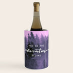 And So The Adventure Begins Pink Forest Wine Chiller Gallery Image 1