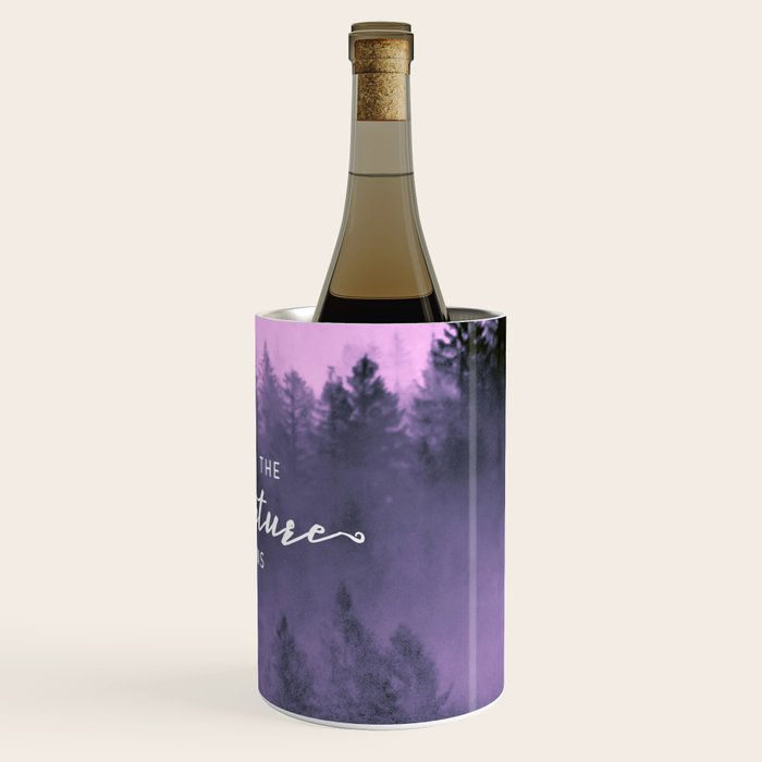 And So The Adventure Begins Pink Forest Wine Chiller Gallery Image 3